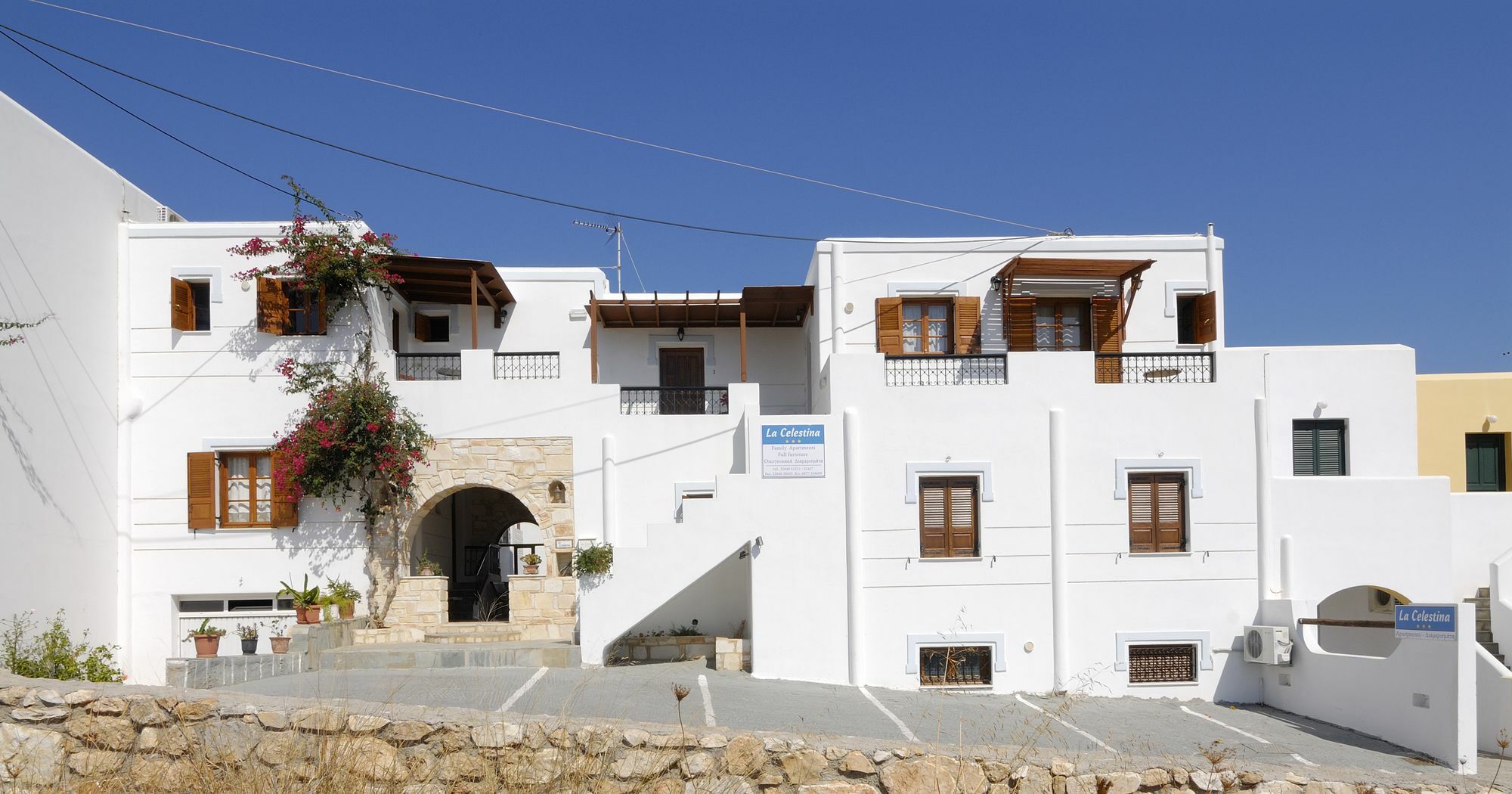 La Celestina Apartments Naoussa Esterno foto